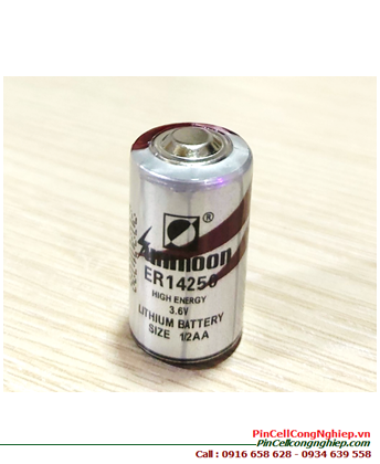 Sunmoon ER14250; Pin nuôi nguồn PLC Sunmoon ER14250 lithium 3.6v 1/2AA 1200mAh chính hãng